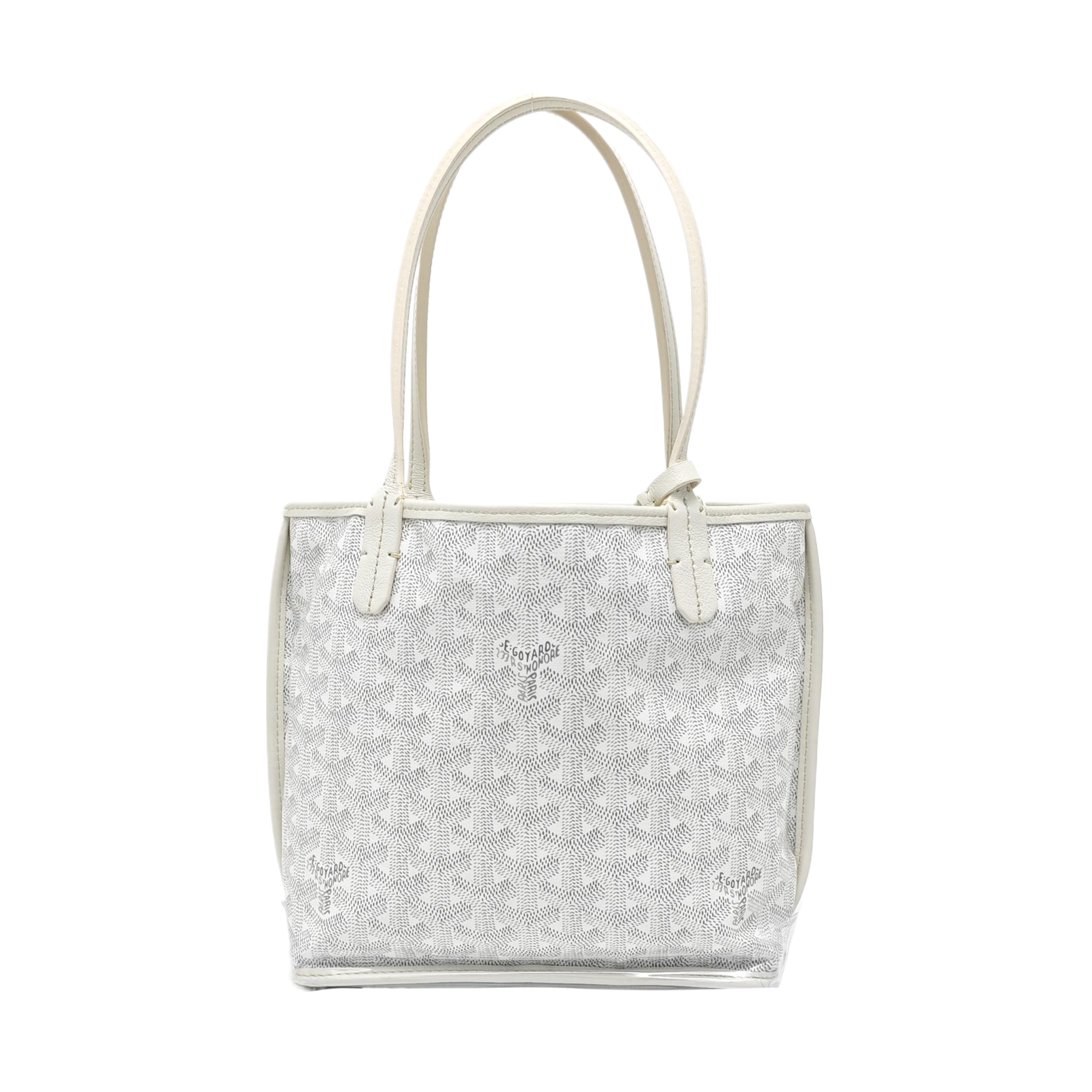 Anjou Mini Coated Canvas White
