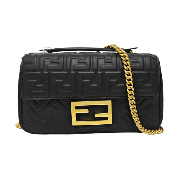 Baguette Medium Lambskin Black