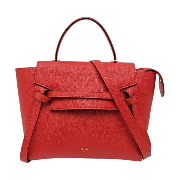 BELT Micro Calfskin Red