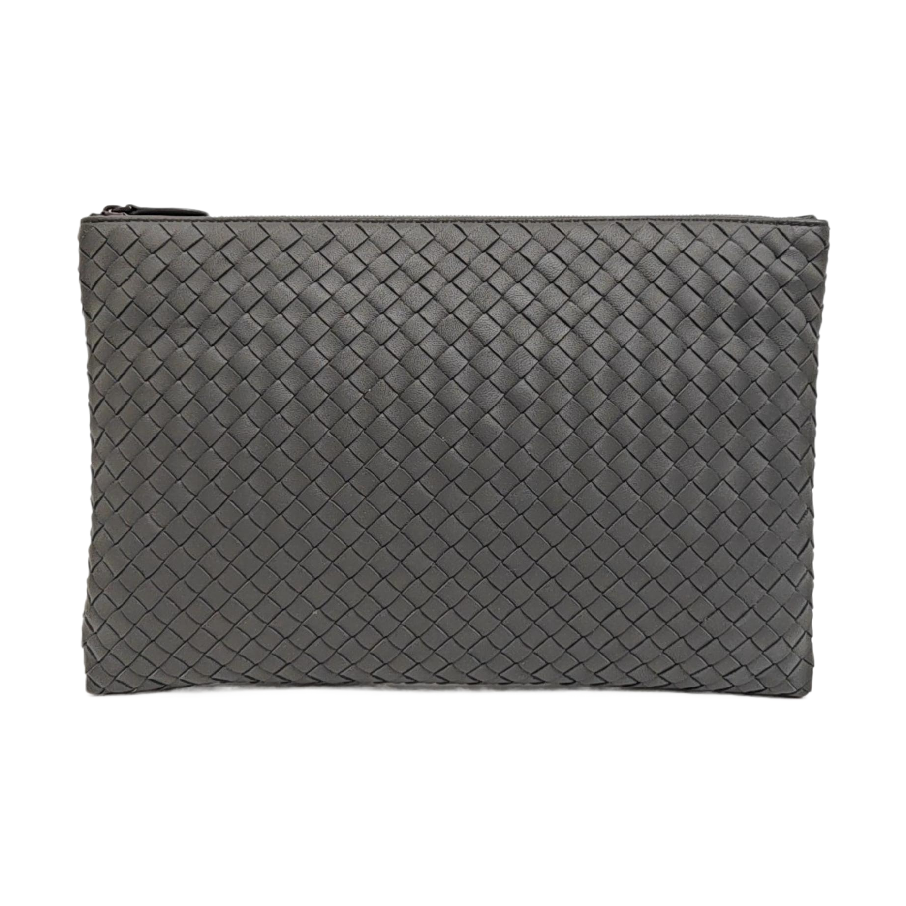 Lambskin Clutch Gray