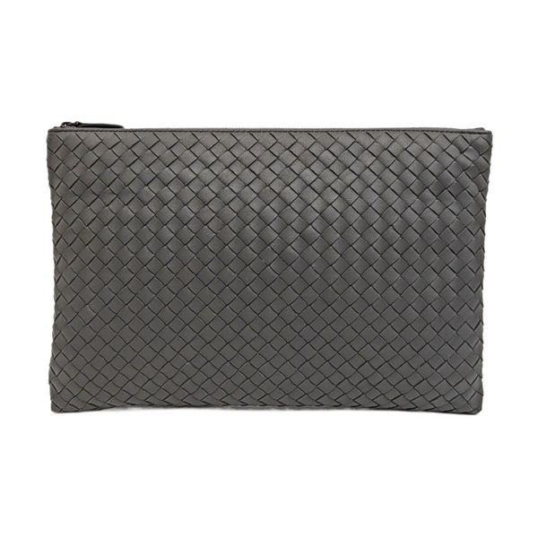 Lambskin Clutch Gray