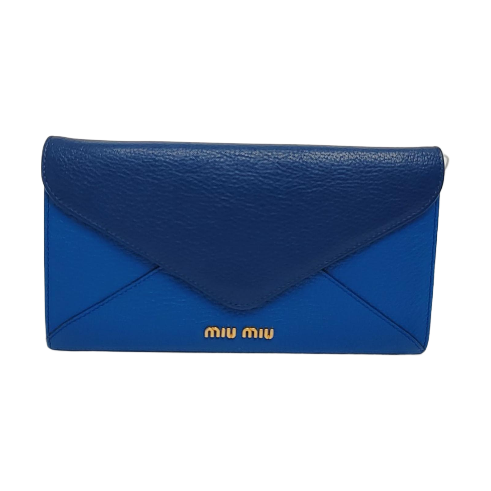 Calfskin Wallet Blue