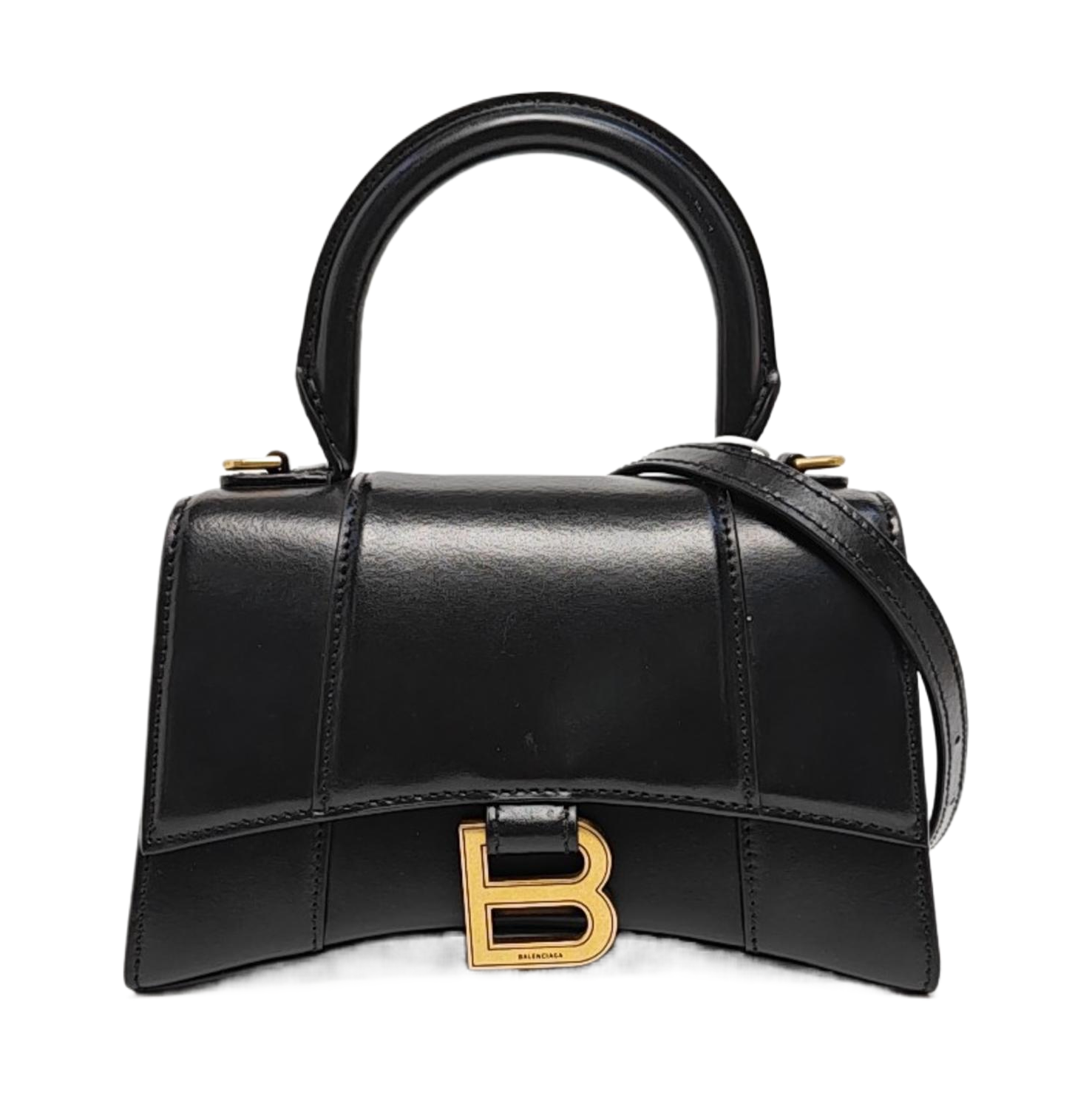 Hourglass XS Calfskin Black