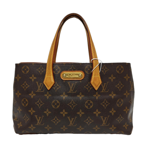WILSHIRE PM Monogram Coated Canvas Brown