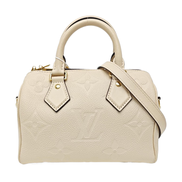 SPEEDY 20 Monogram Calfskin Beige