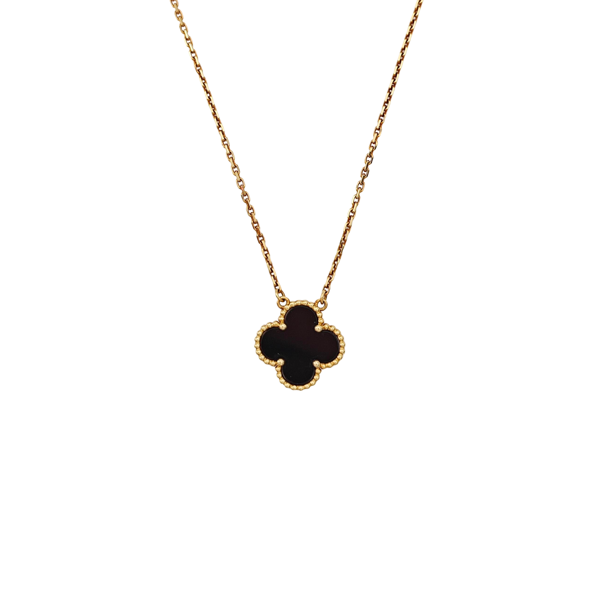 Vintage Alhambra 18k Gold Necklace
