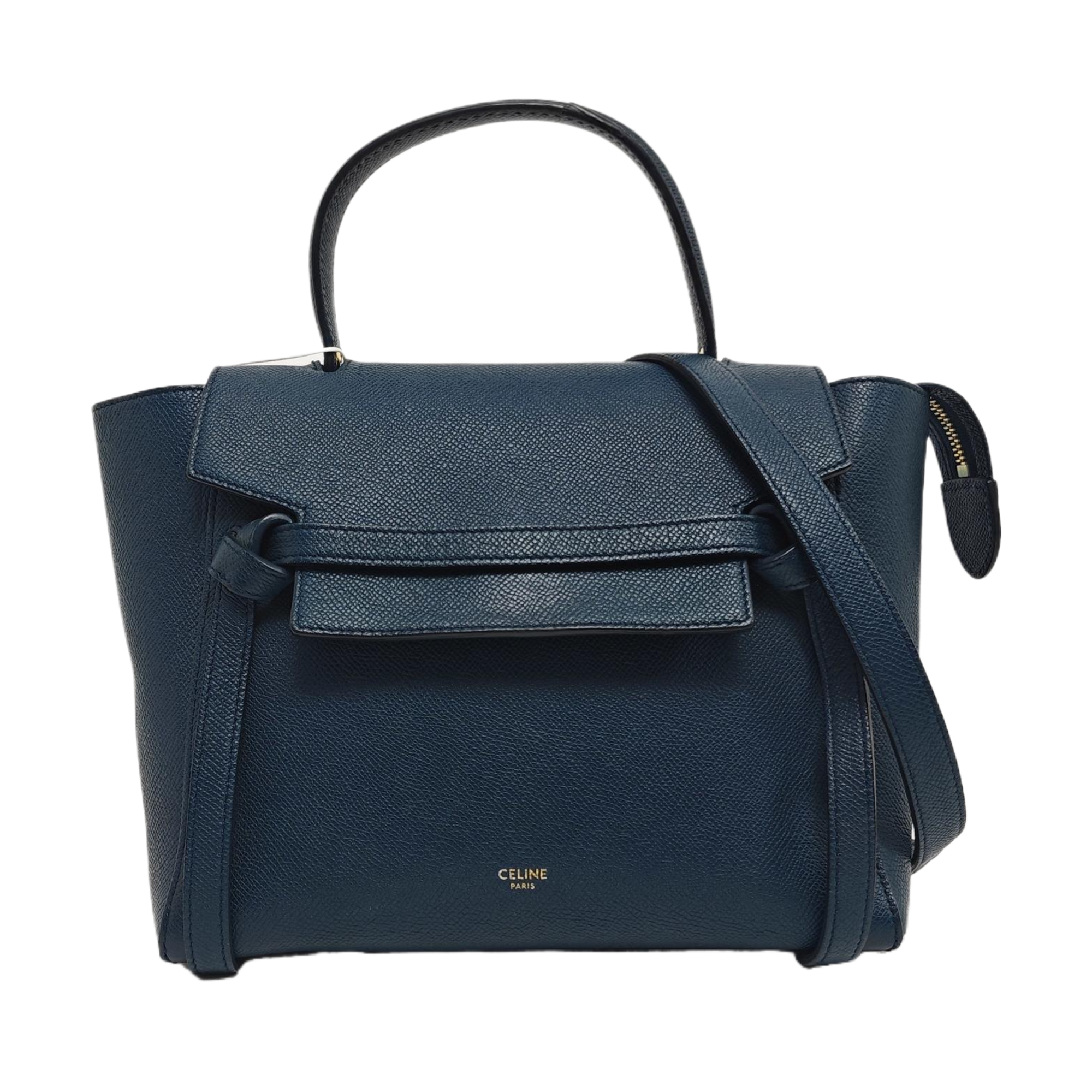 BELT Micro Calfskin Blue