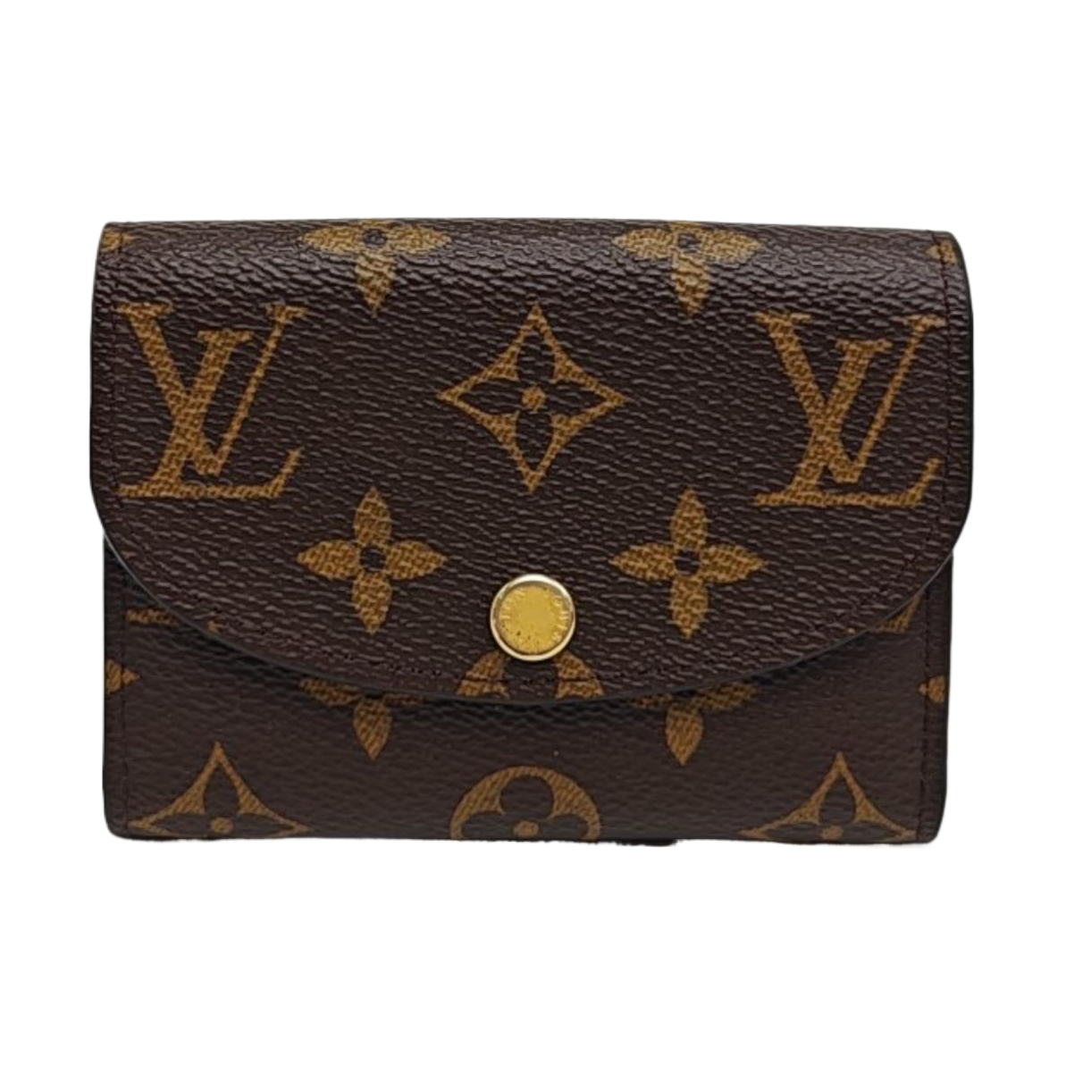 ROSALIE Monogram Coated Canvas Brown Wallet