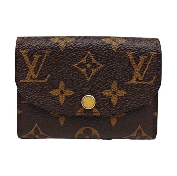 ROSALIE Monogram Coated Canvas Brown Wallet