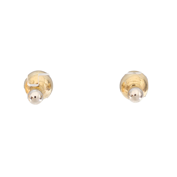 Dior Tribales Metal Gold Stud Earrings