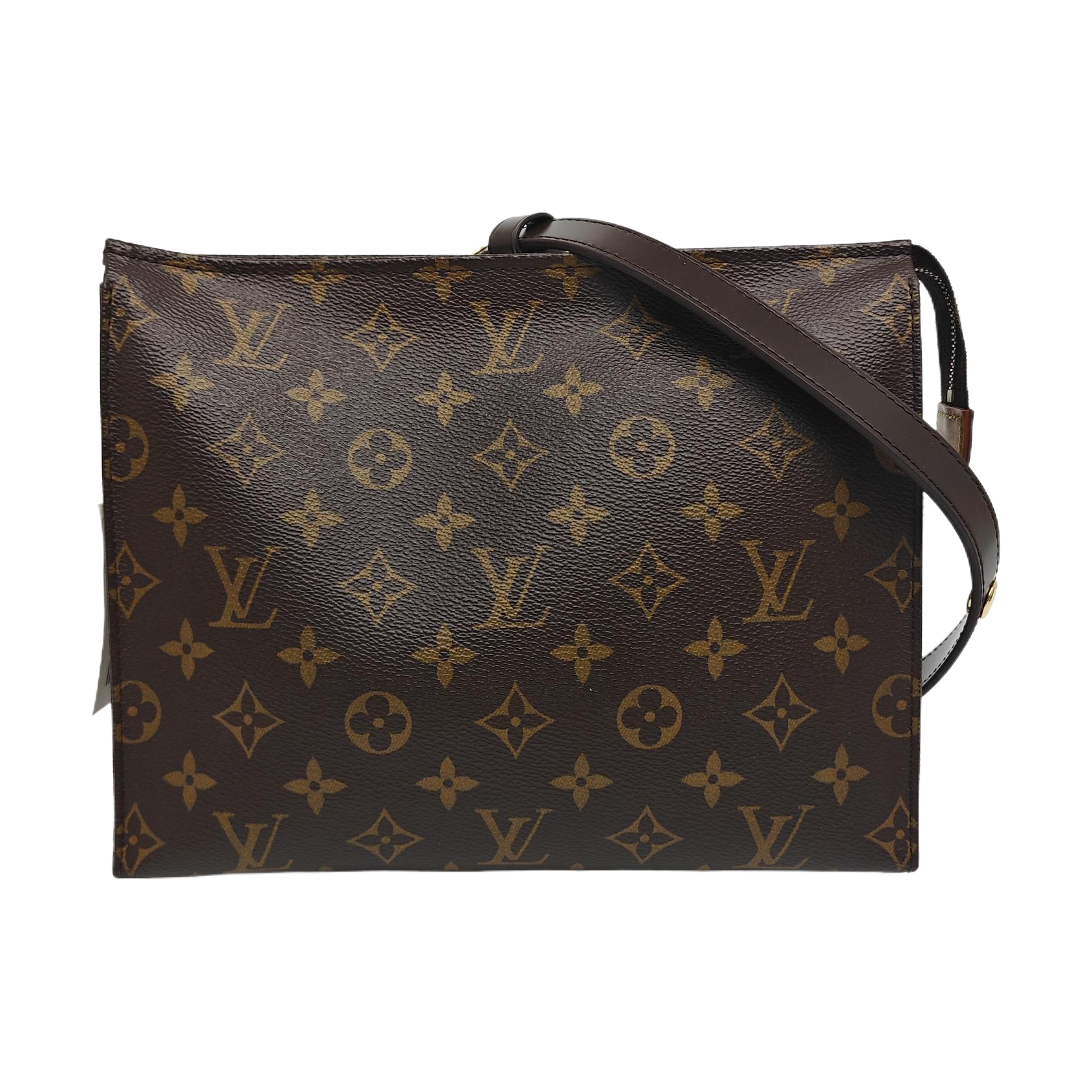 TOILET POCKET 26 Monogram Coated Canvas Brown