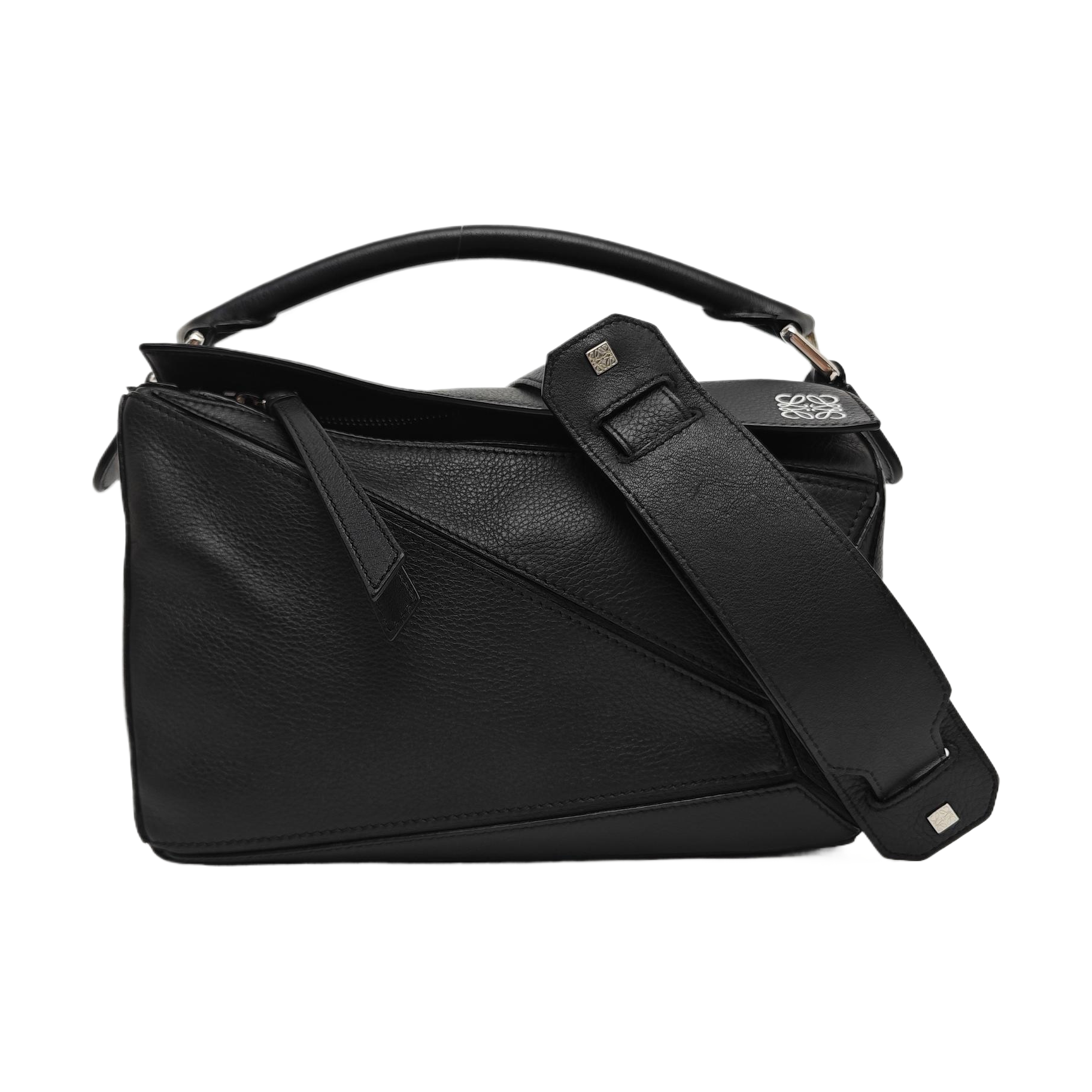 Puzzle Small Calfskin Black