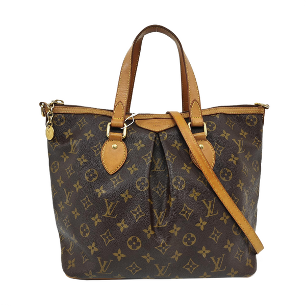 PALERMO PM Monogram Coated Canvas Brown
