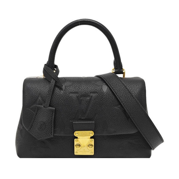 MADELEIN Monogram Calfskin Black