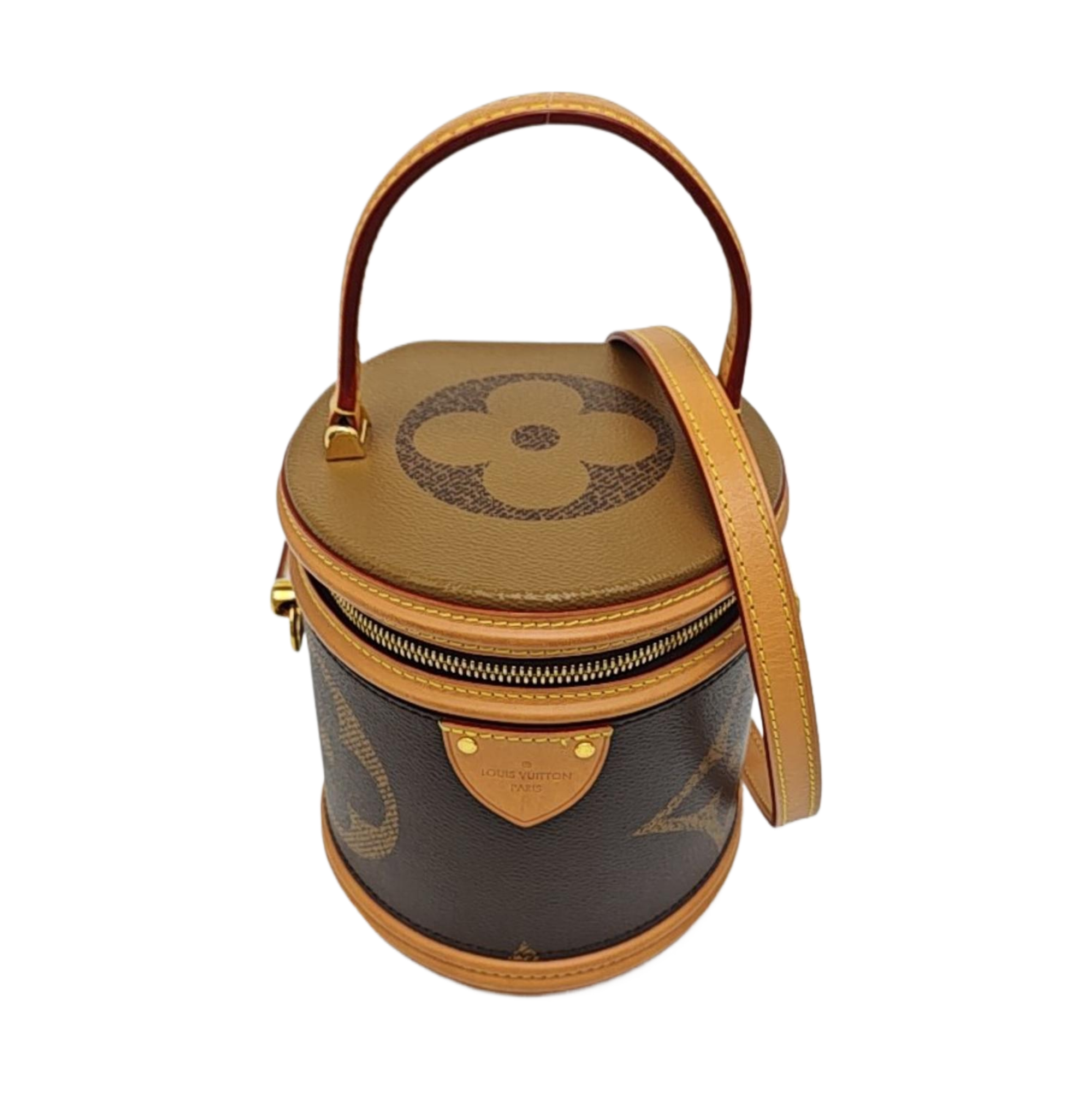 CANNES Monogram Coated Canvas Brown