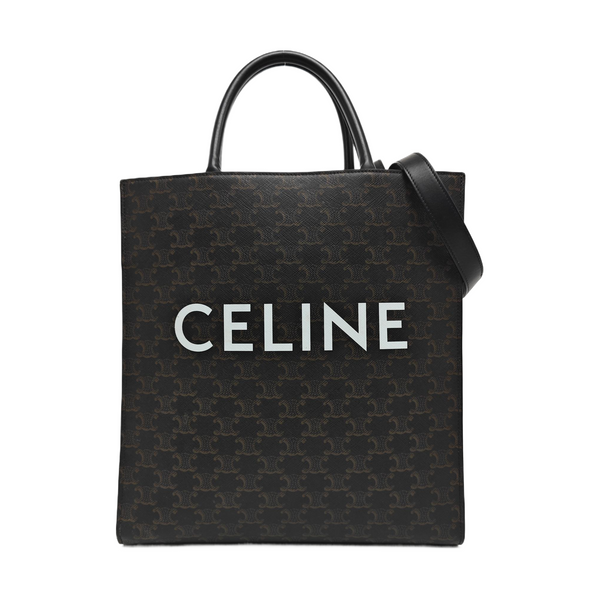 CABAS CELINE Small Coated Canvas Black