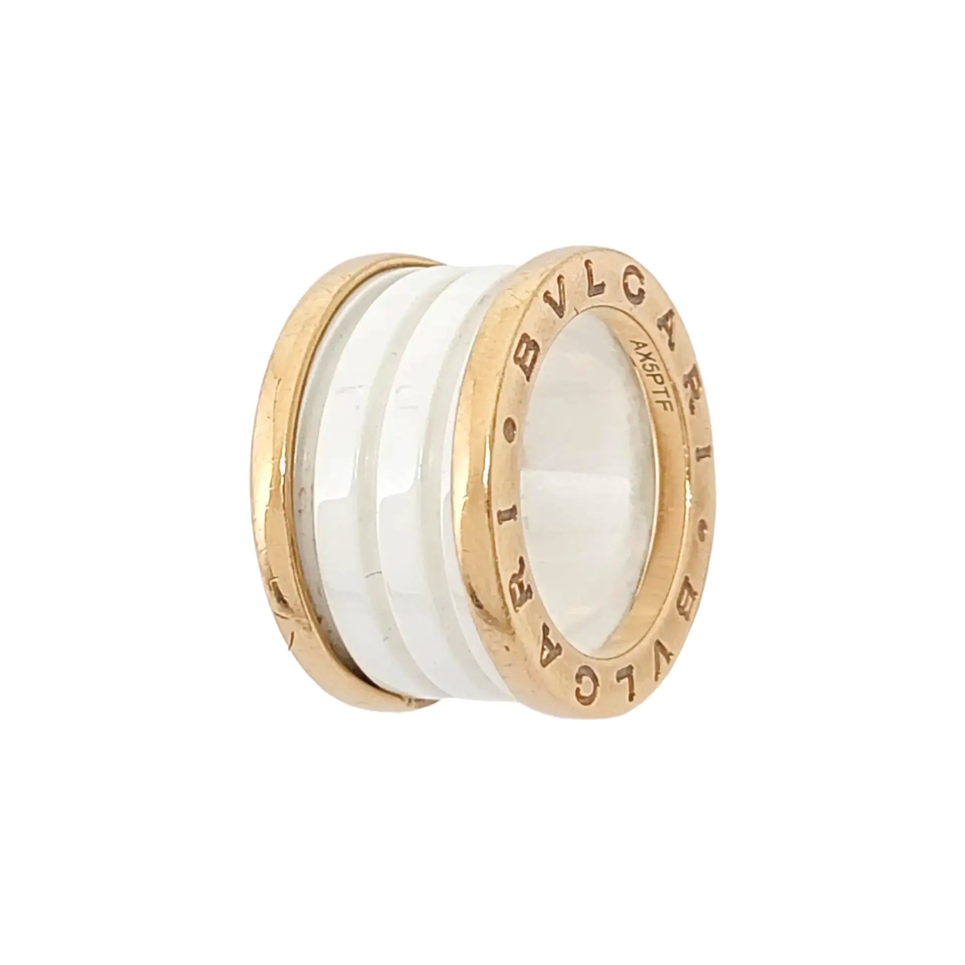 Anillo B.ZERO1 de oro rosa de 18k UE 47