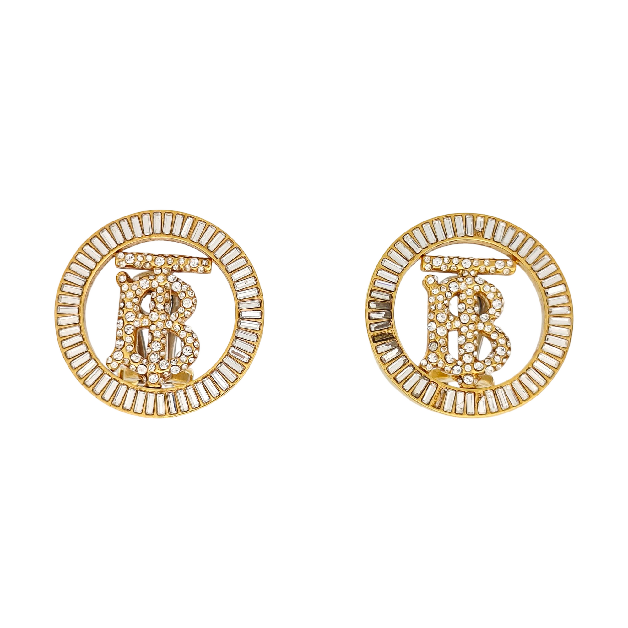 Metal Gold Clip On Earrings