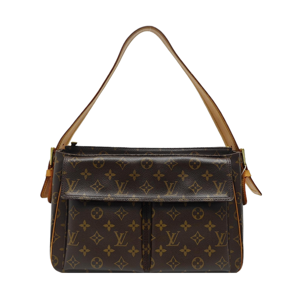 VIVA CITE Monogram Coated Canvas Brown