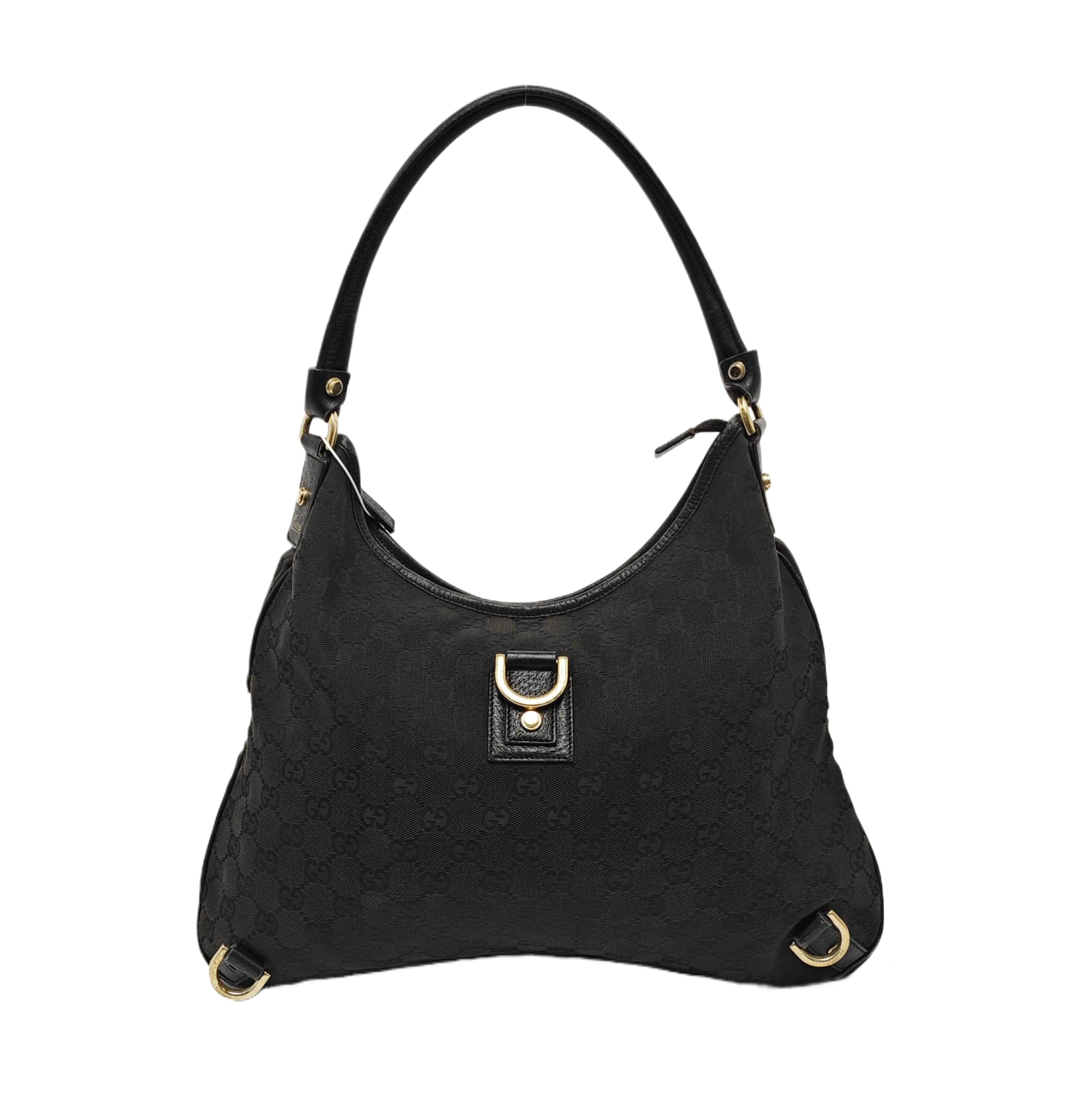 Abbey Monogram Canvas Black