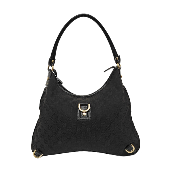 Abbey Monogram Canvas Black