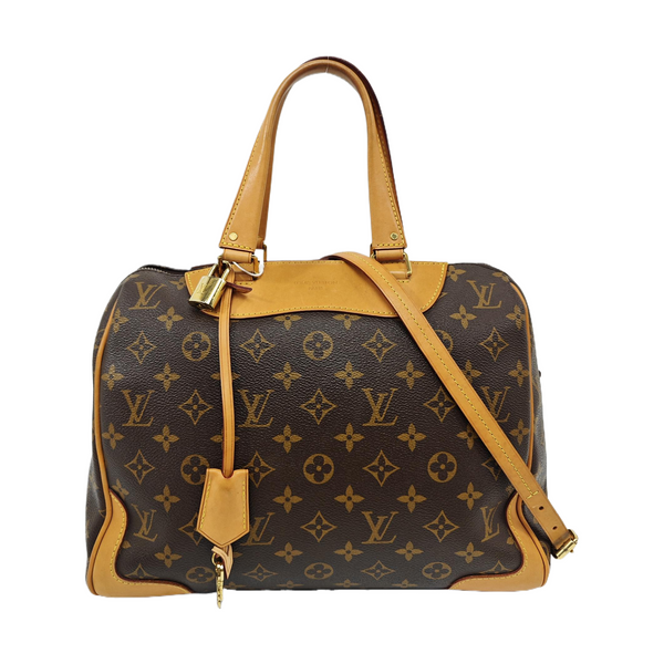 RETIRO NM Monogram Coated Canvas Brown