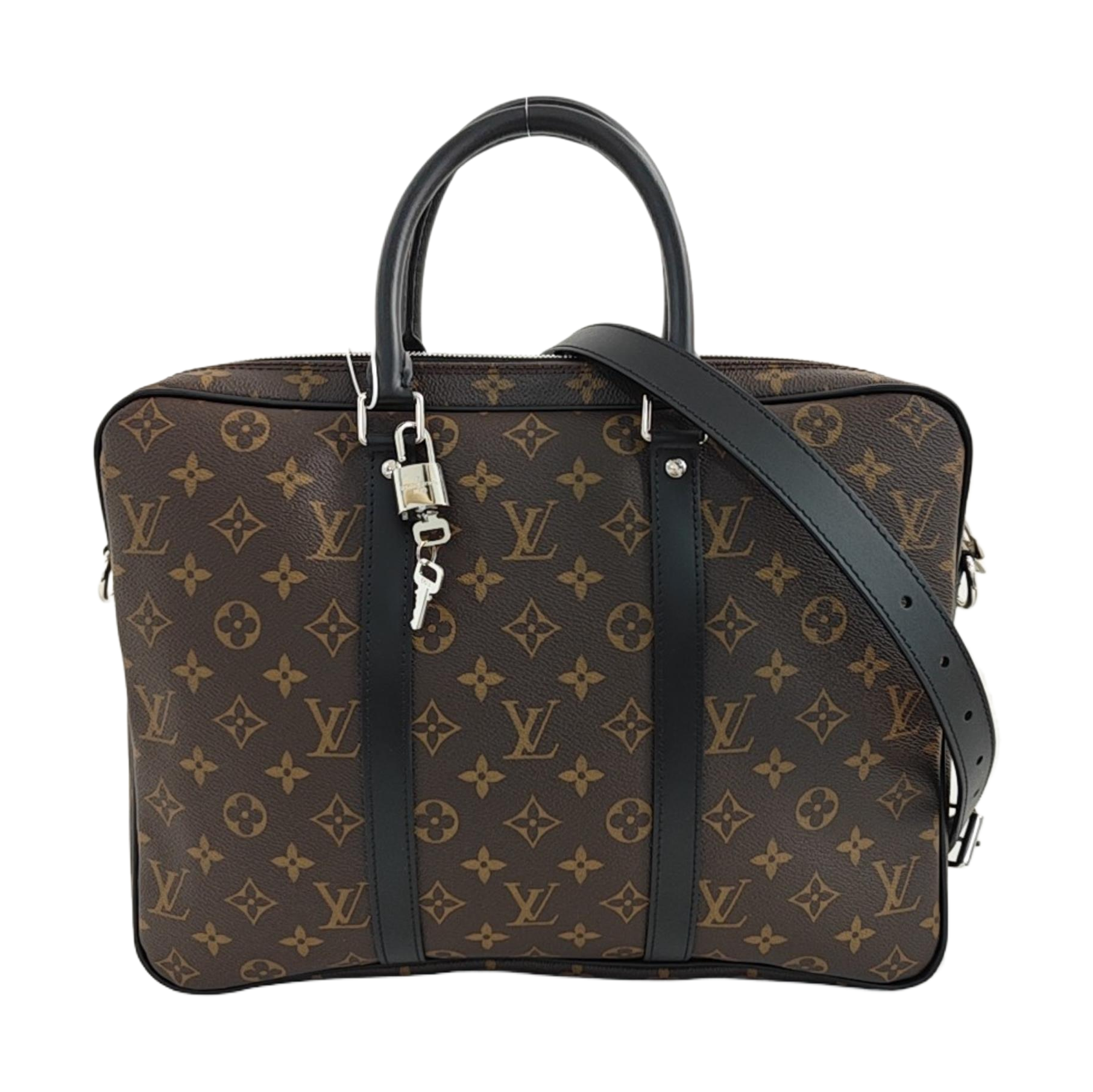 PORTE-DOCUMENTS PM Monogram Coated Canvas Brown