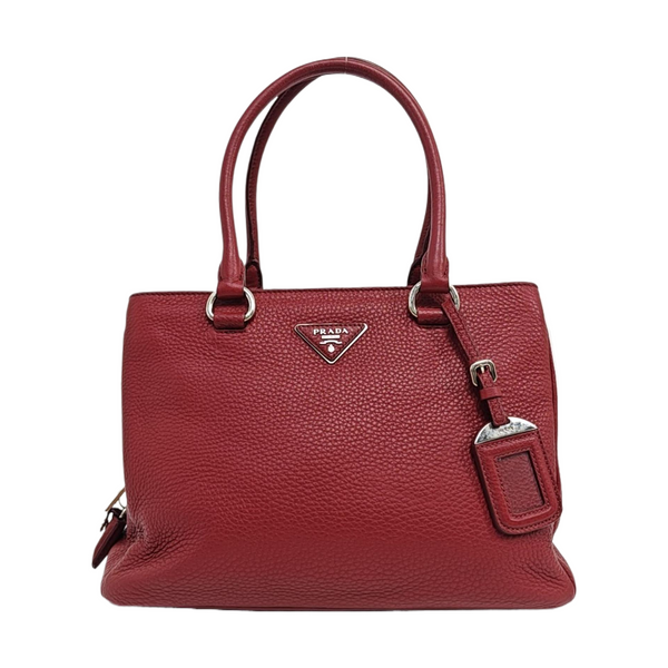 Calfskin Tote Bag Red