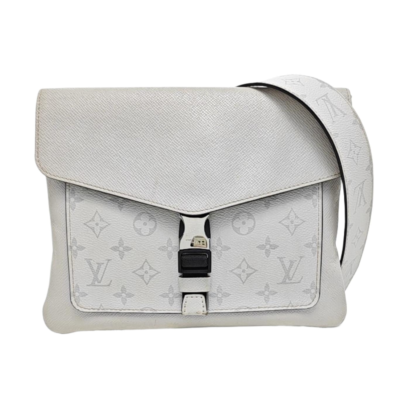 OUTDOOR Monogram Coated Canvas White