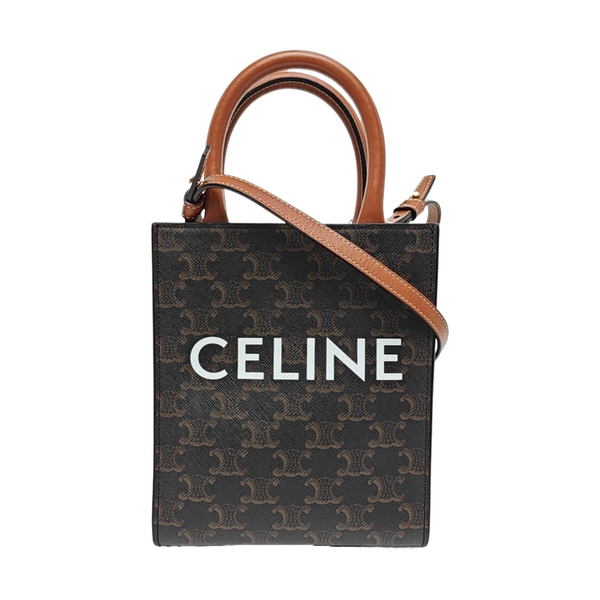 CABAS CELINE Mini Coated Canvas Brown