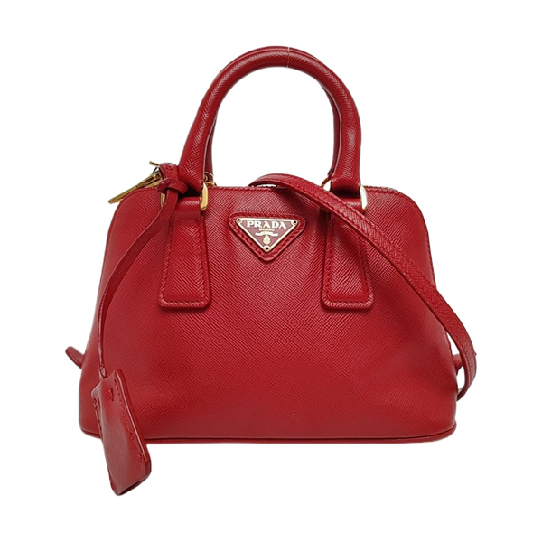 Promenade Mini Saffiano Calfskin Red