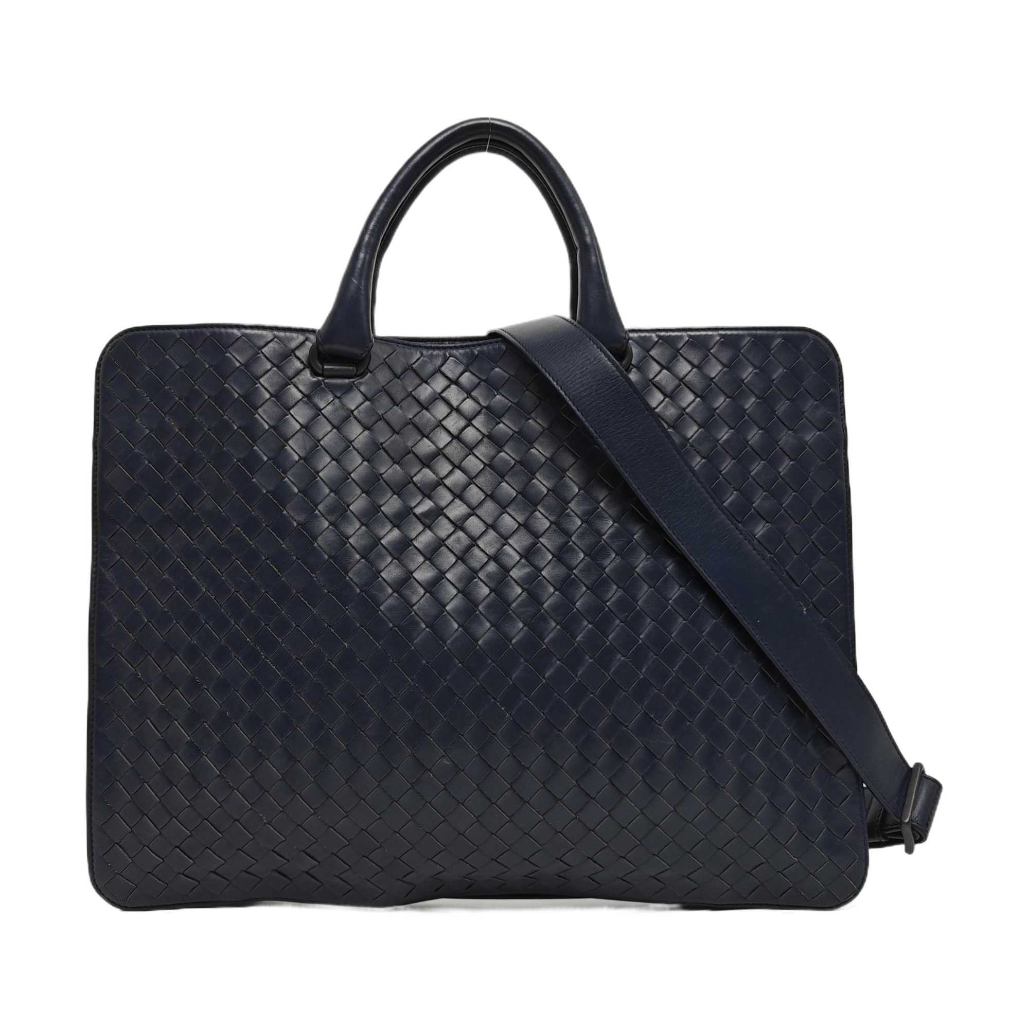 Calfskin Shoulder Bag Blue
