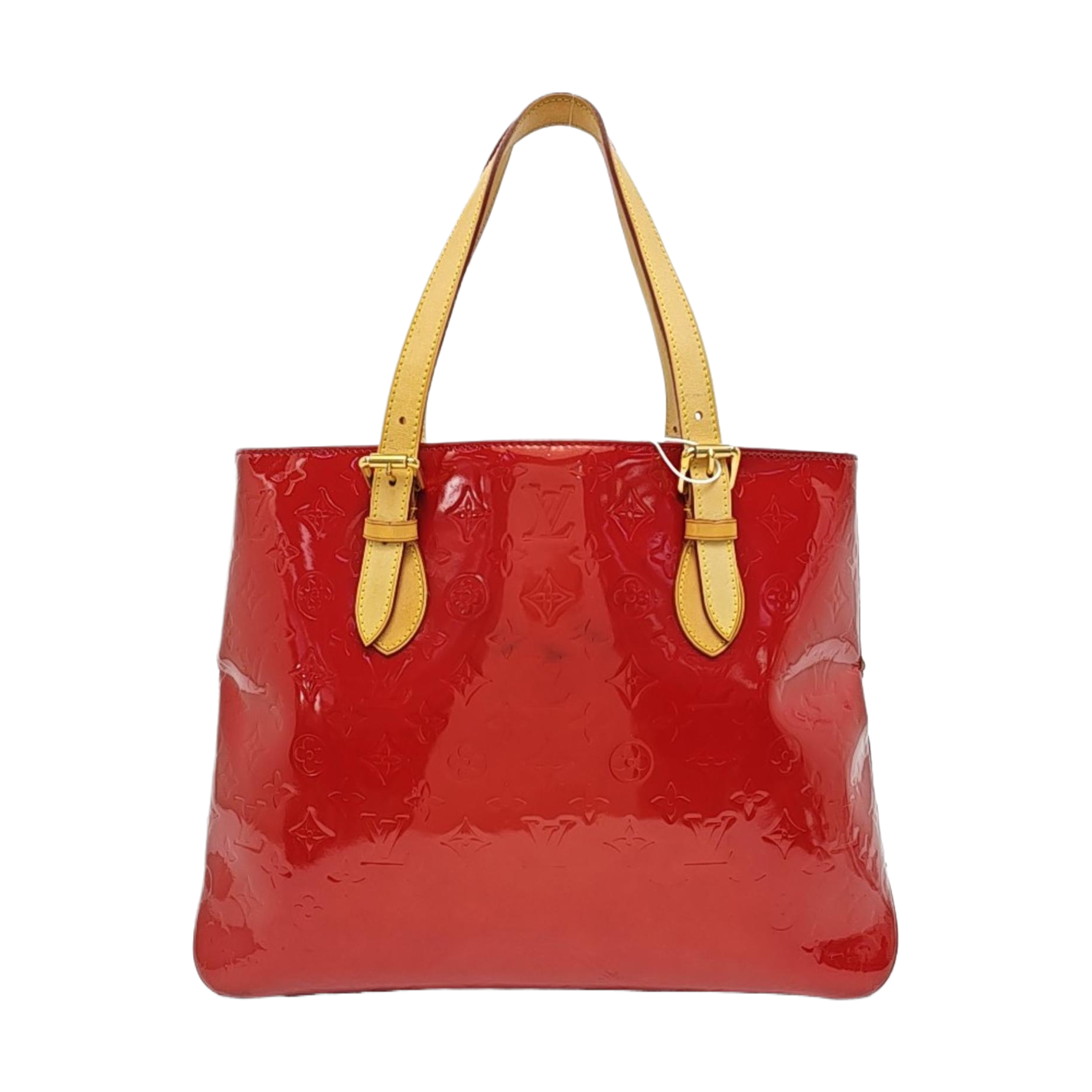 BRENTWOOD Monogram Patent Leather Red