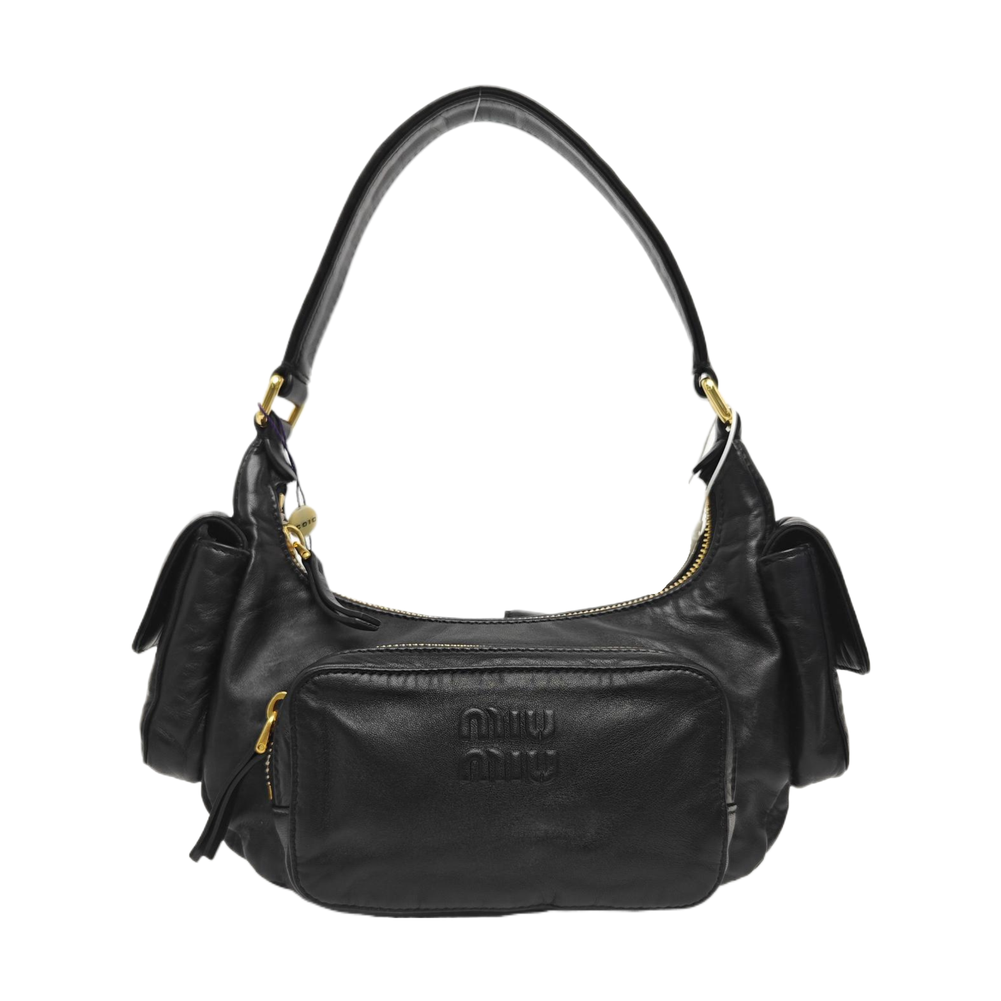 Lambskin Shoulder Bag Black