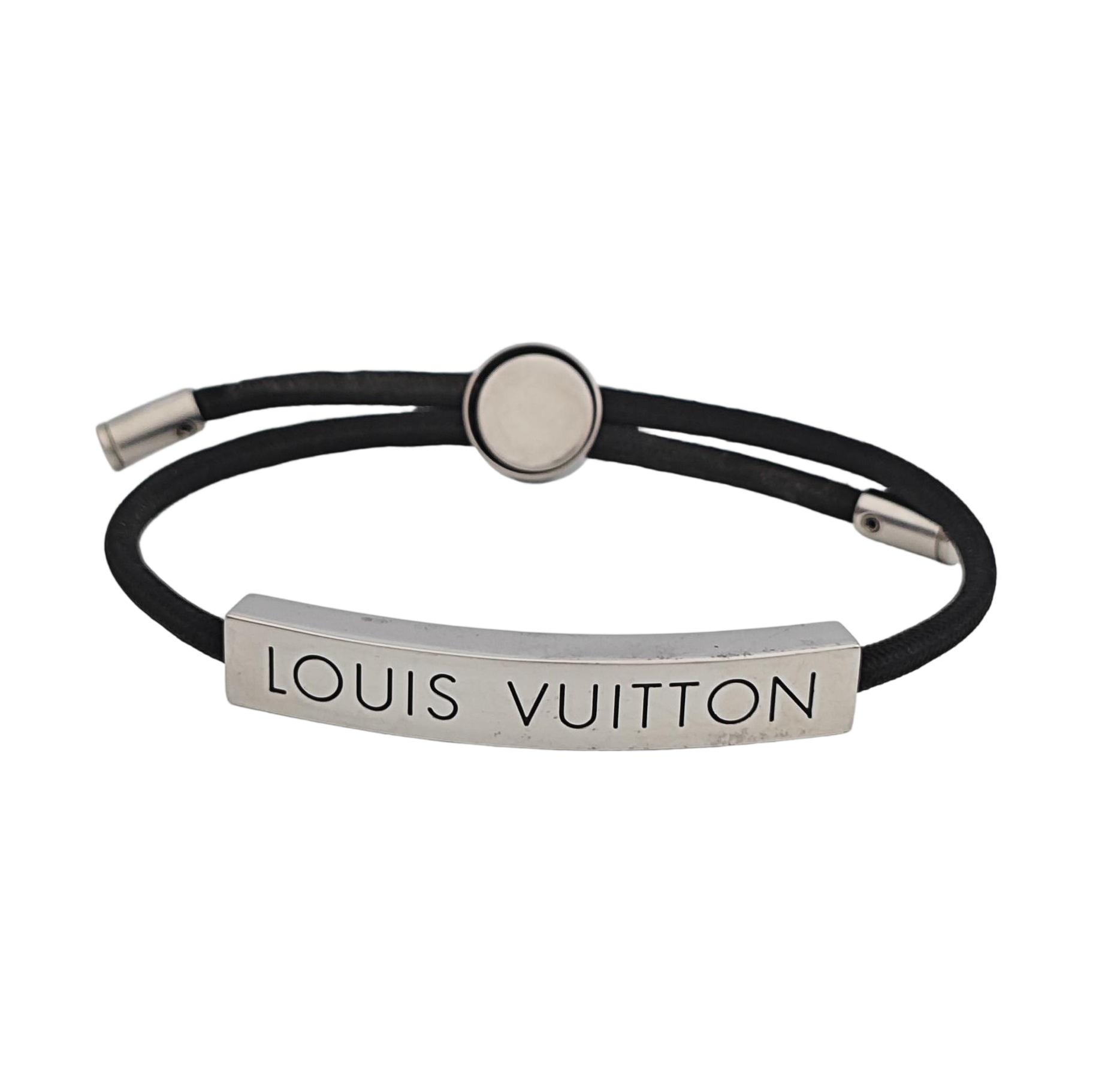 SPACE LV Metal Silver Bangle
