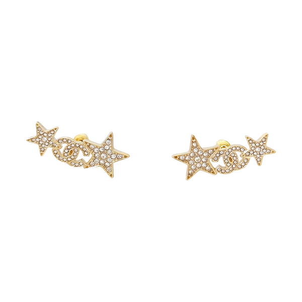 Metal Gold Stud Earrings