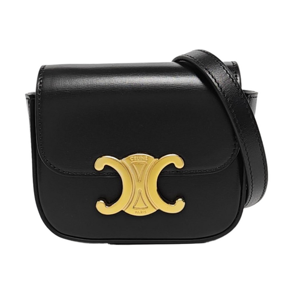 TRIOMPHE Mini Calfskin Black