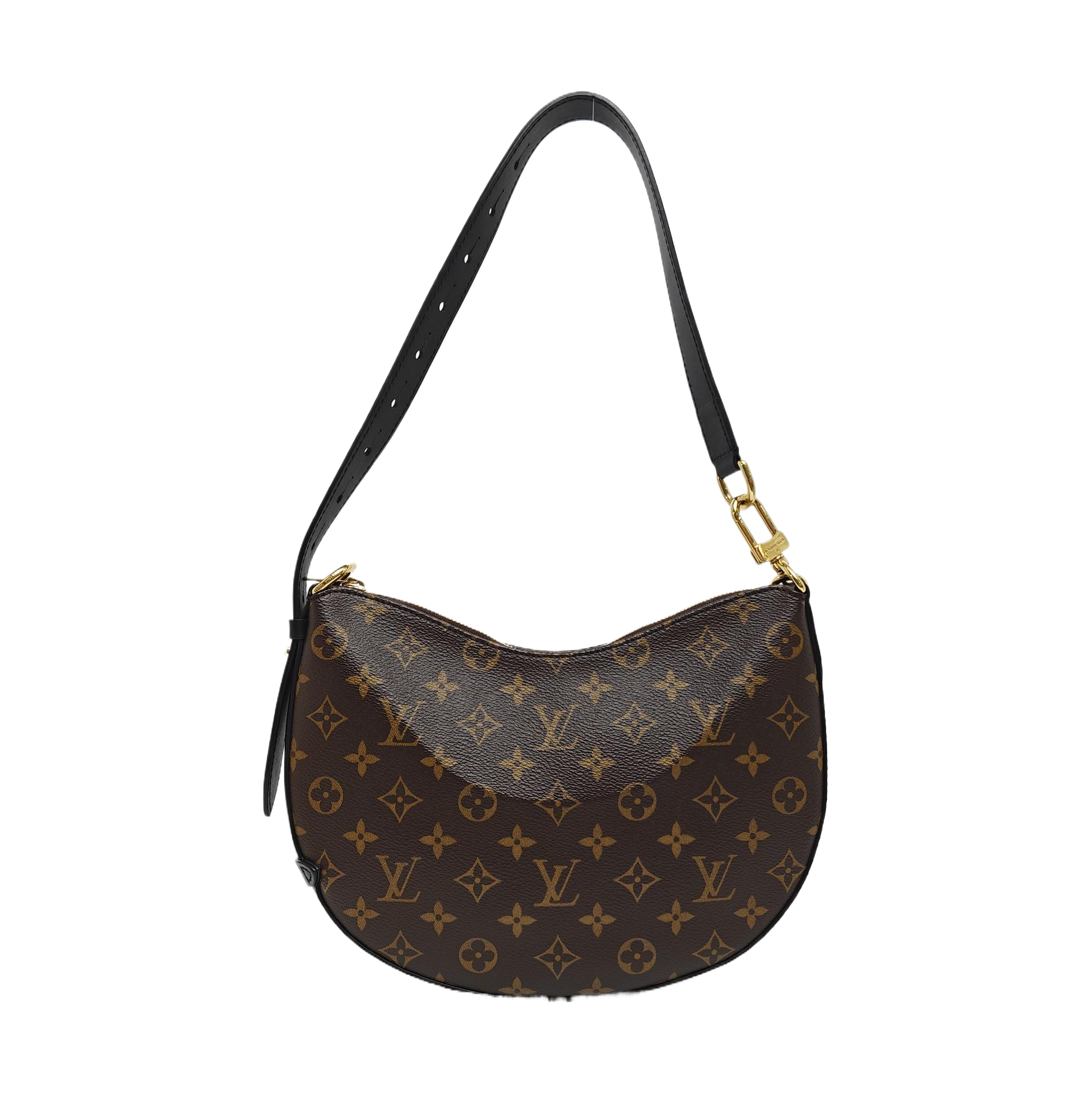 COOKIE BB Monogram Coated Canvas Brown
