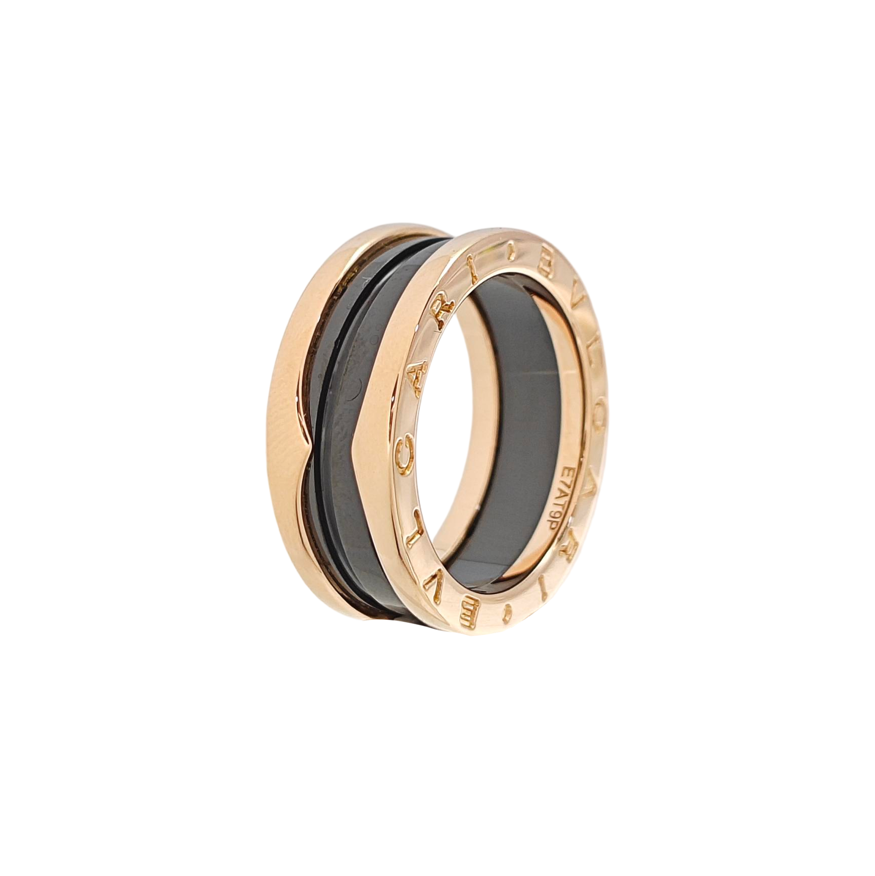 B.ZERO1 18k Rose Gold Ring EU 54