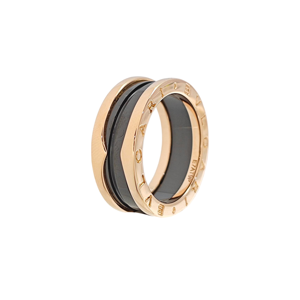 B.ZERO1 18k Rose Gold Ring EU 54