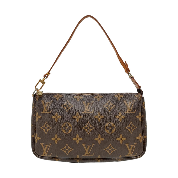 ACCESSOIRES Monogram Coated Canvas Brown