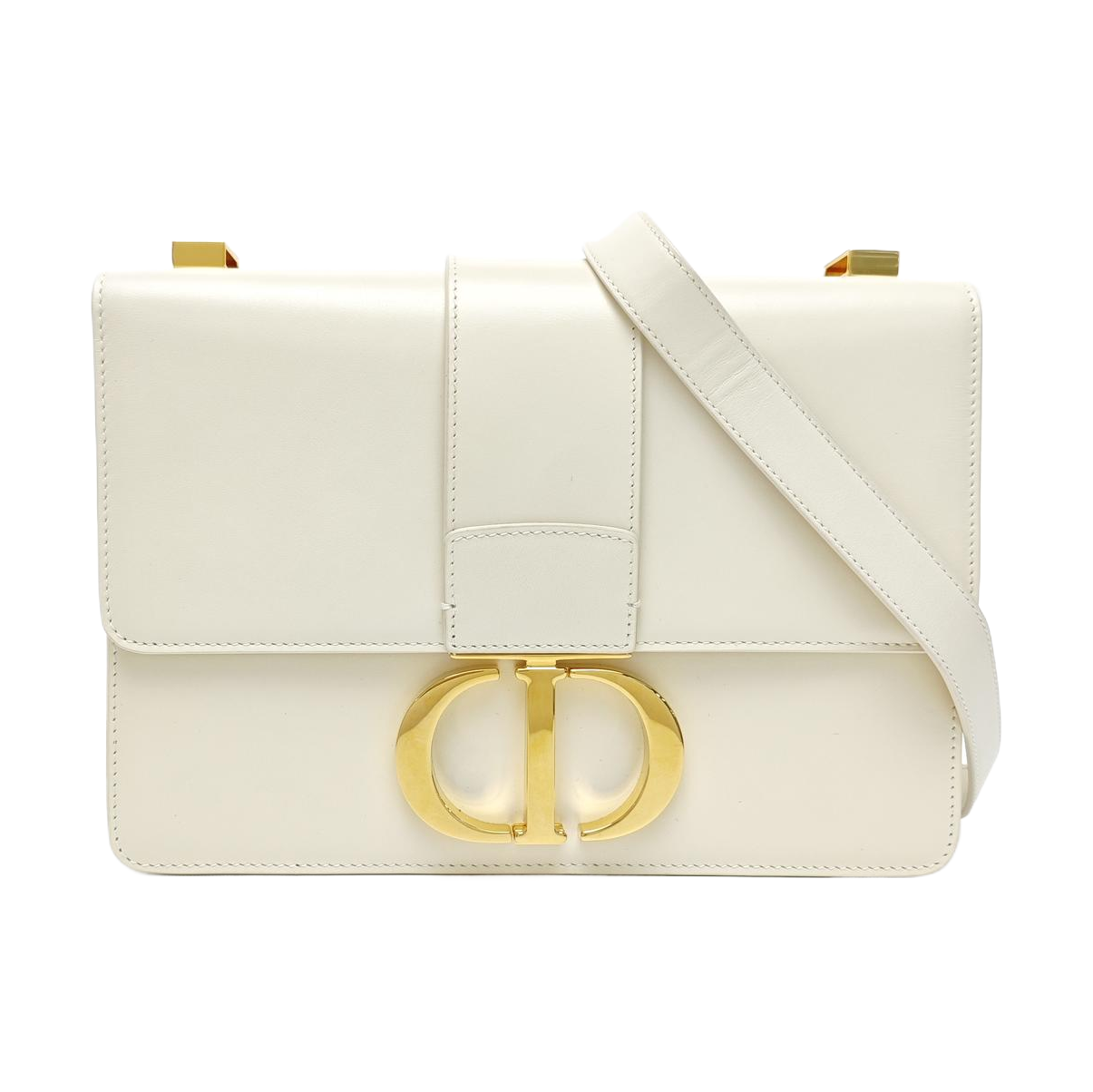 30 Montaigne Calfskin White