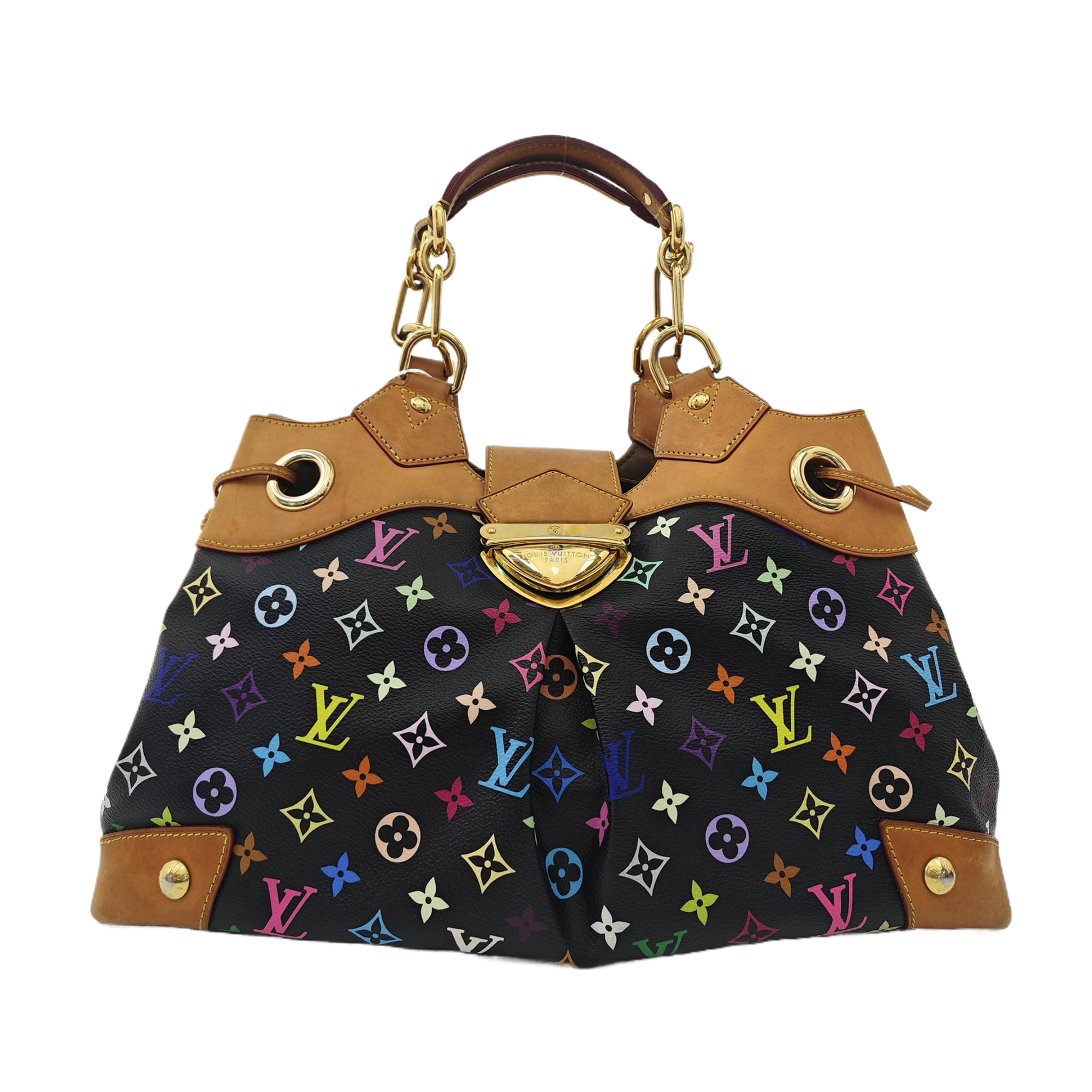 LV × TM URSULA Monogram Coated Canvas Black