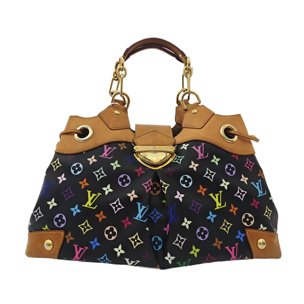 LV × TM URSULA Monogram Coated Canvas Black