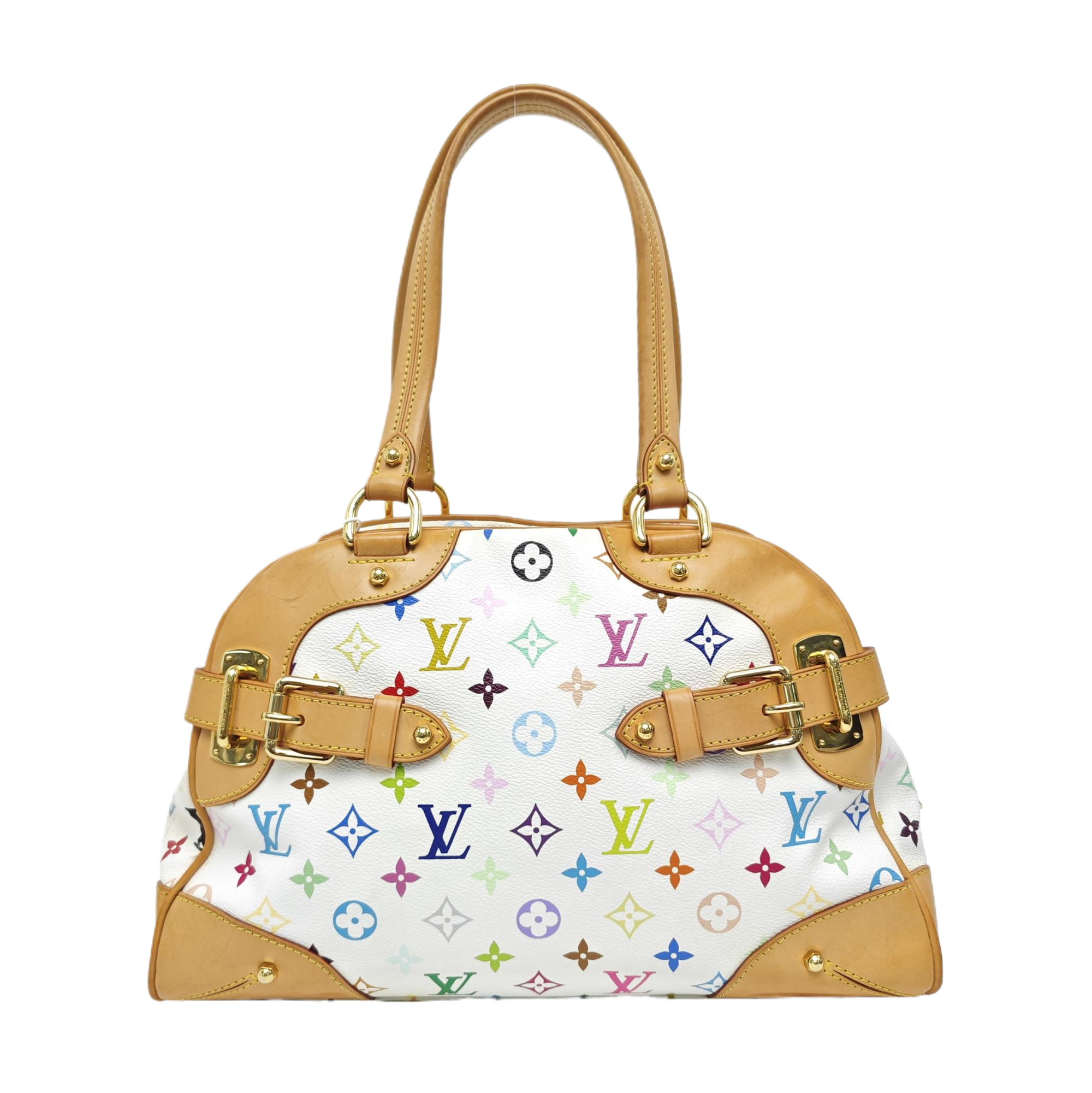 LV × TM CLAUDIA Monogram Coated Canvas White