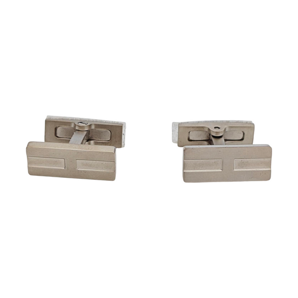 Metal Cufflink Silver
