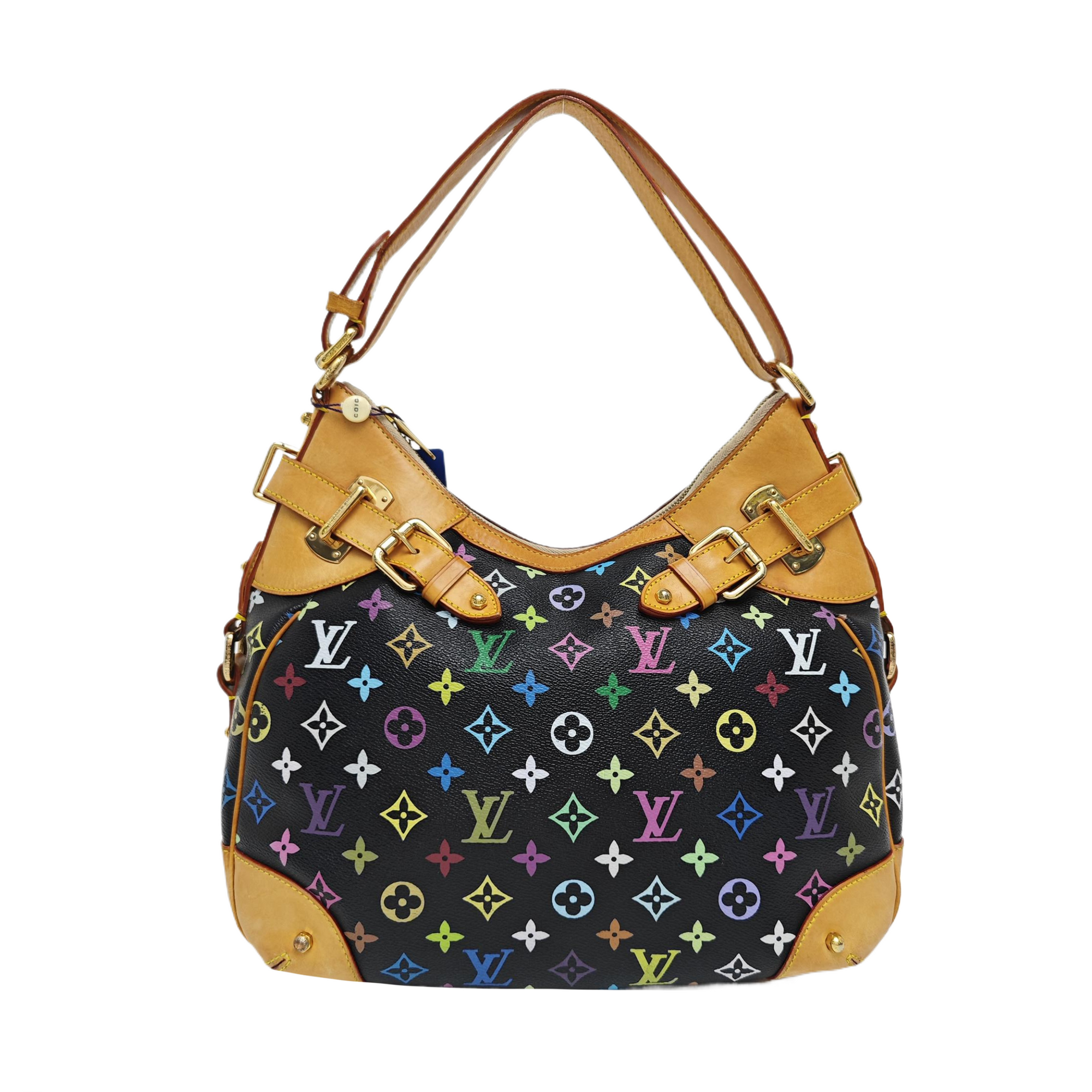 LV × TM GRETA Monogram Coated Canvas Black