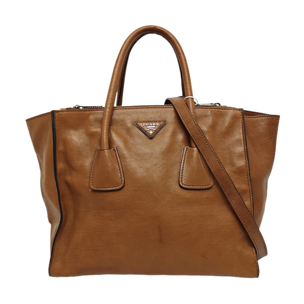 Calfskin Tote Bag Brown