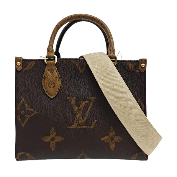 ONTHEGO PM Monogram Coated Canvas Brown