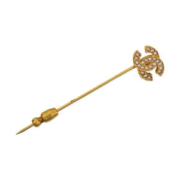 Metal Gold Brooch